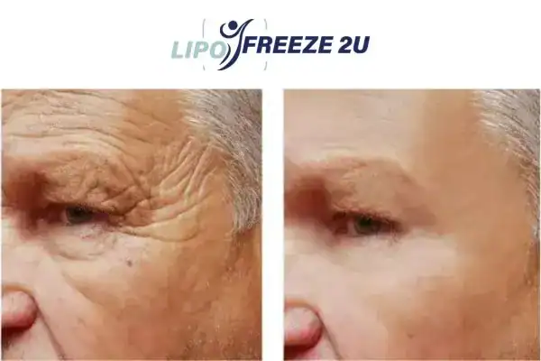 Mens before and after Morpheus 8 Cheshire results.