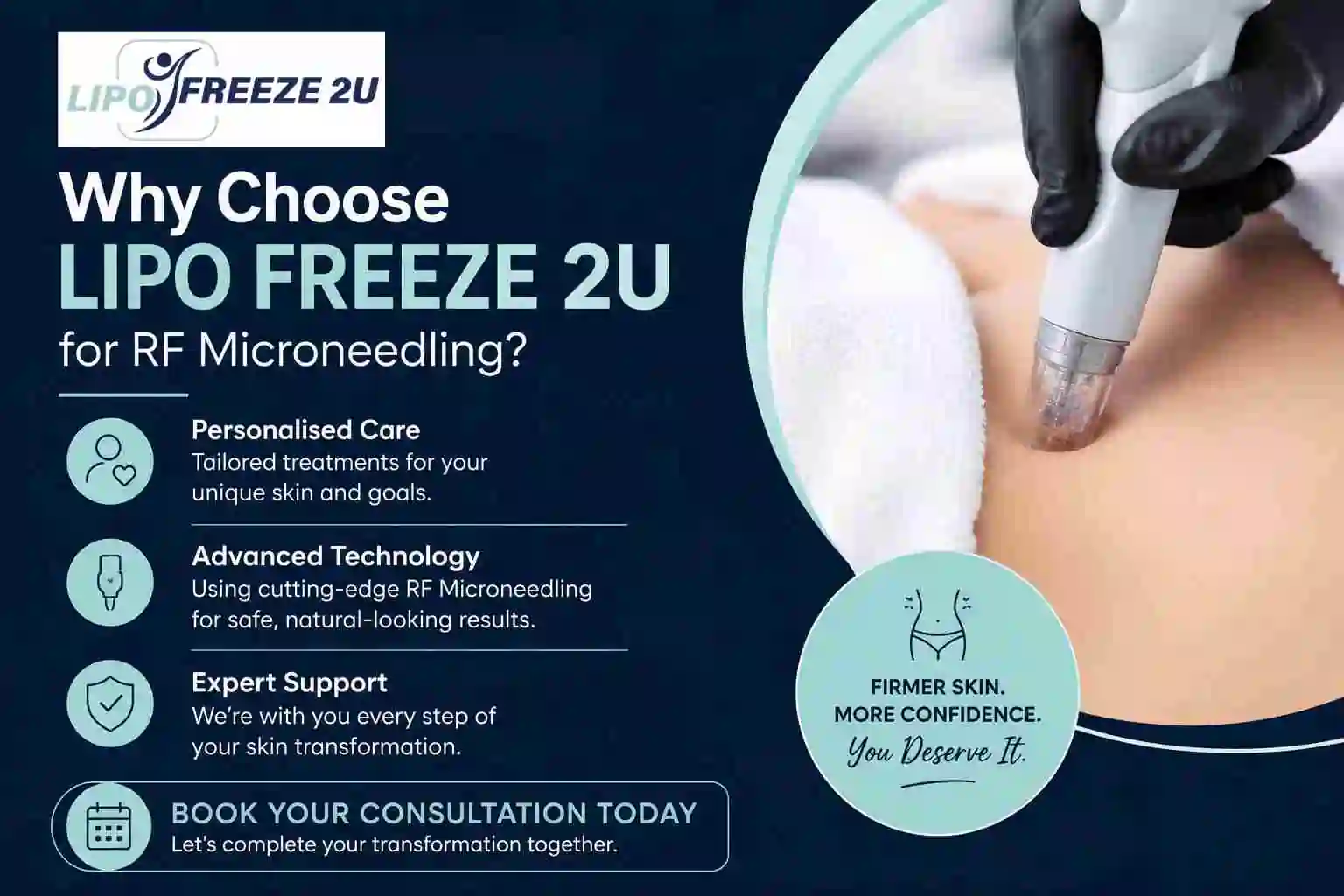 Why Choose LIPO FREEZE 2U for RF Microneedling Cheshire?